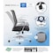 Boss Office Products Execuitve Mesh Task Chair with Aluminum Arms B6566AL-BK - alternate 3
